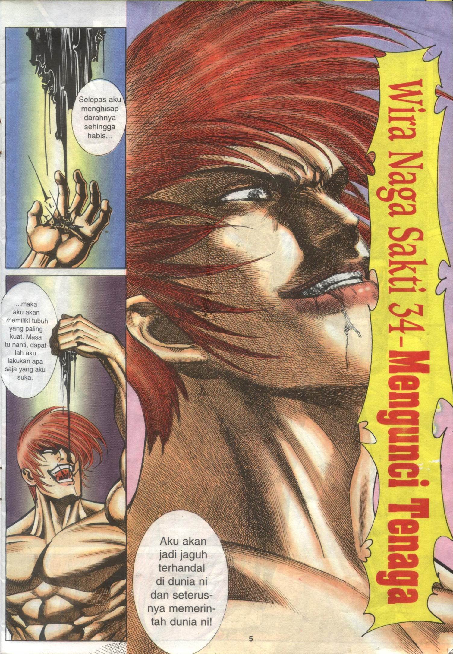 The King Of Fighters : Wira Naga Sakti: Chapter 034 - Page 5