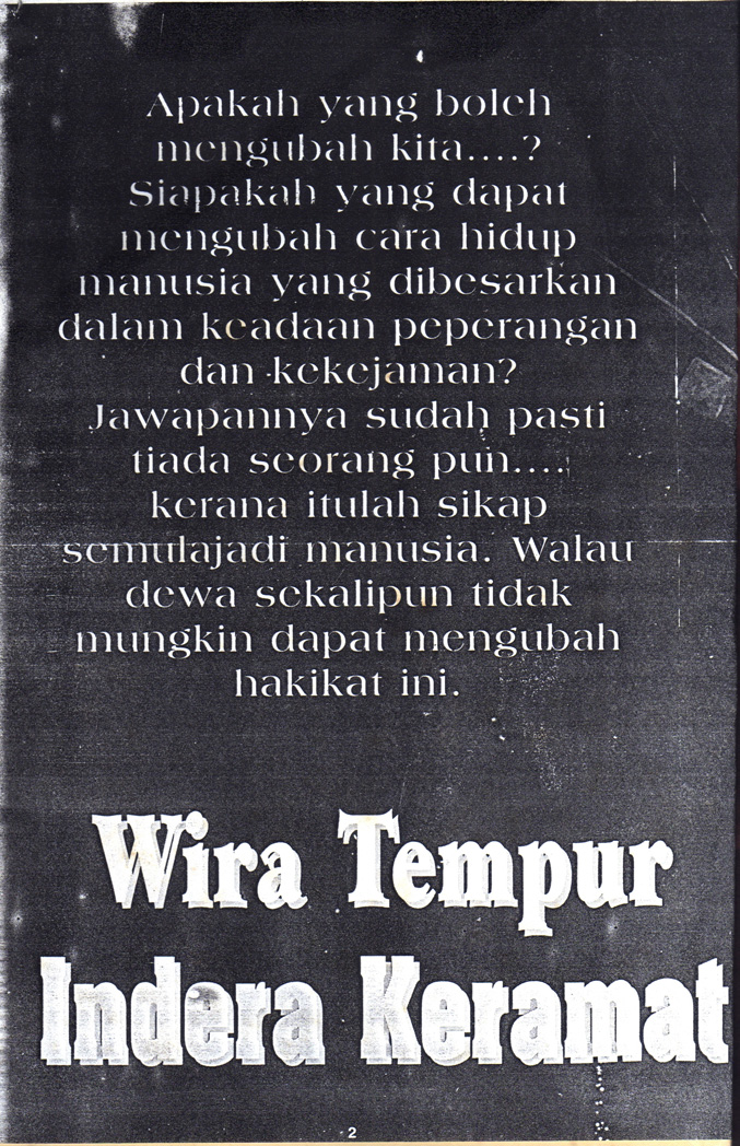 Wira Tunggal Generasi 1: Chapter 01 - Page 3