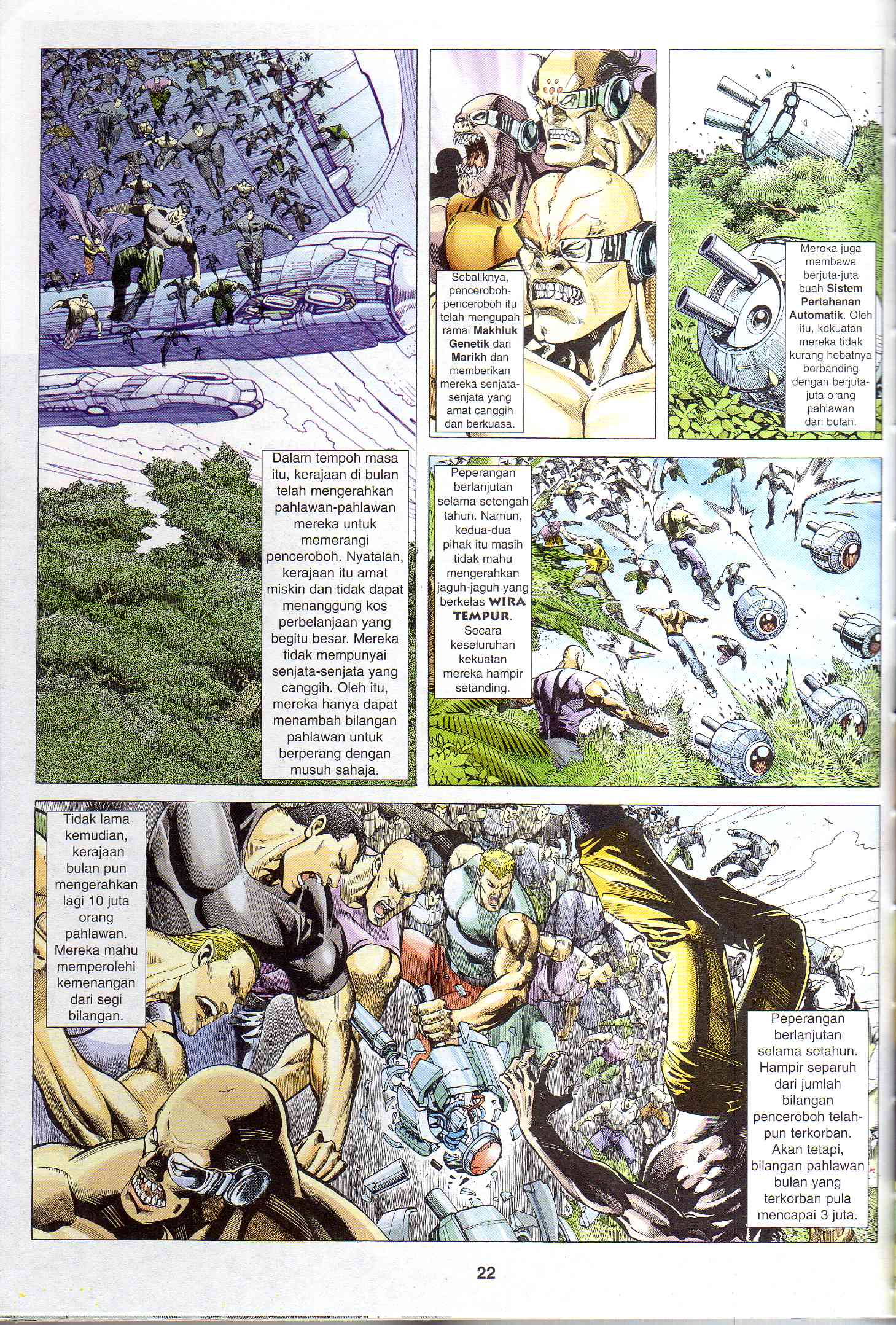 Wira Tunggal Generasi 1: Chapter 56 - Page 22